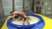 Bareback Muscle Wrestlers