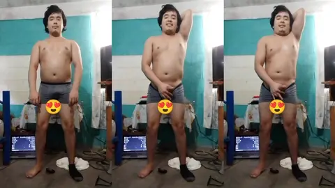 Jesus en boxer jalandose el pene avienta semen #68