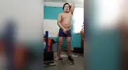 Jesus en boxer jalandose el pene avienta semen #107