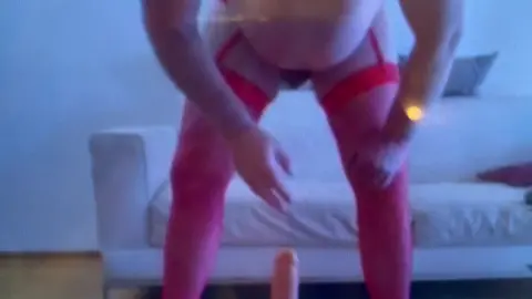 Sissy faggot lick her own sperm