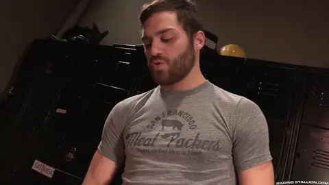 Hot sex in the locker room