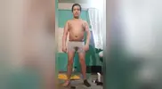 Jesus en boxer jalandose el pene avienta semen #121