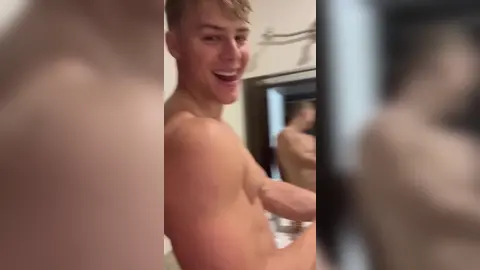 Blonde Barbie and boyfriend steamy shower