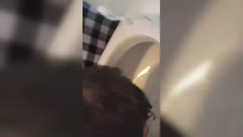 Alpha pushs fag's face in toilet while pounding him