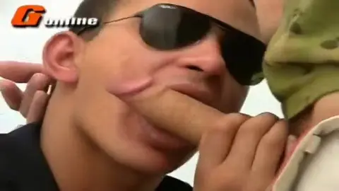 levando cano da polícia