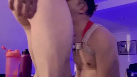 getting fucked in a harness then getting throatfucked
