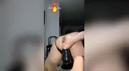 Jugando con mis dildos de caballo