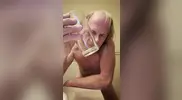 Sissy Perry drinking piss