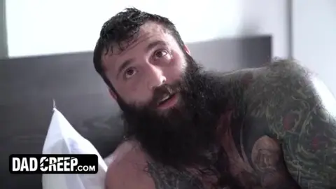 horny old man fools his sexy young stepson and makes him gagg on his cock and bang hi