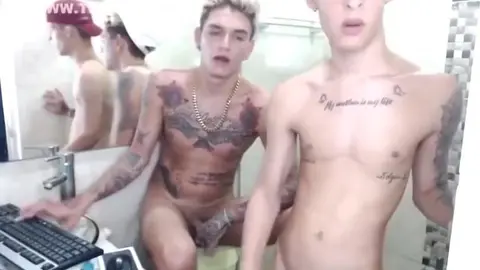 sex hot couple twinks home tattoohotboys