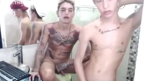 sex hot couple twinks home tattoohotboys
