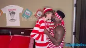 horny couple lovers friends waldo spikey