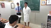 Akiya gets fucked by The Instructor while being watched by the students.