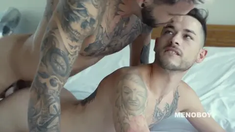 French Tatted Guys Fucking