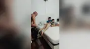 Muscled Uncle Fucking With His Nephews Gay Twins