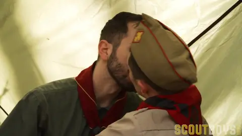 Scout Nathan In The Tent