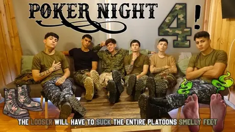 Poker Night 4 Celui qui perdra sera la chienne soumises a nos pieds