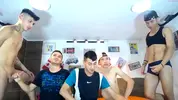 sex hot group friends latin twinks show orgie