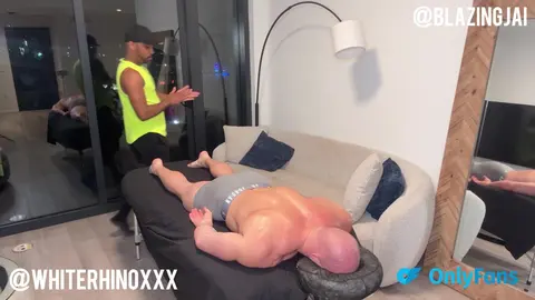 BlazingJai Gets Lit Up by Powerhouse White Rhino!