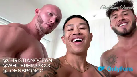 Christian Ocean & John Bronco Share White Rhino in Wild Threesome!