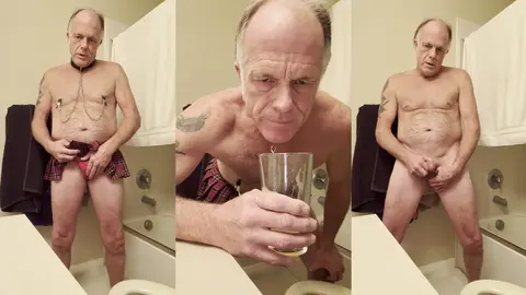 Sissy Perry Spokane Gay sub drinking piss