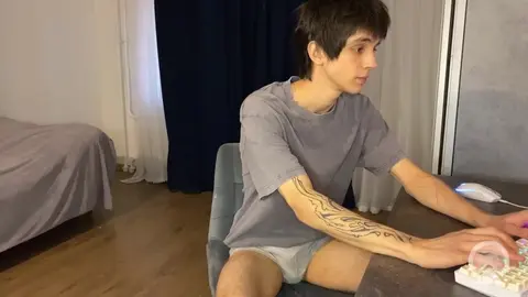 Camboy sexy: show webcam en casa