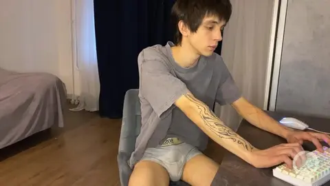 Camboy sexy: show de webcam em casa