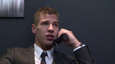 Chefe de terno e o funcionário