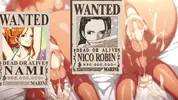 One Piece – Nami & Robin futa, cumsluts