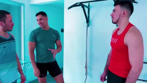 Pareja gay sexy: Myers y Leo