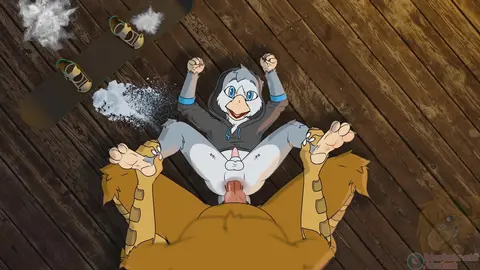 Bloodhawk Fucks Snowboarder