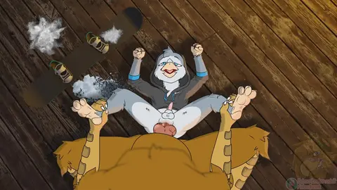 Bloodhawk Fucks Snowboarder