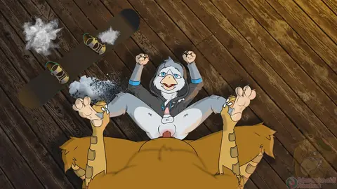 Bloodhawk Fucks Snowboarder