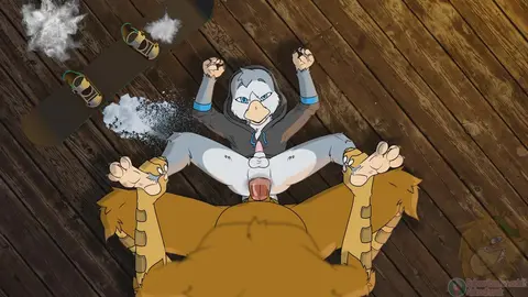 Bloodhawk Fucks Snowboarder