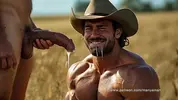 AI Cowboys Suck Cum - ManyAMan
