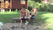 Hot Tattooed Twins Brothers Play Together