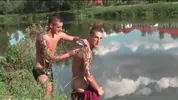 Hot Tattooed Twins Brothers Play Together