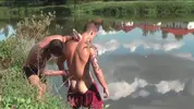 Hot Tattooed Twins Brothers Play Together