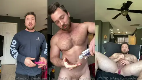 Muskulöser Typ Wichst Sich