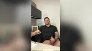 Jordan jerks off on a call at work