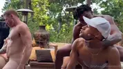 Bareback Poolside Orgy
