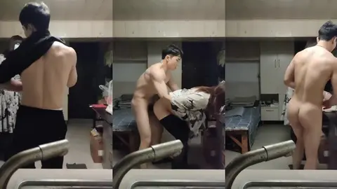 Sister Hong baise avec un modèle chinois musclé