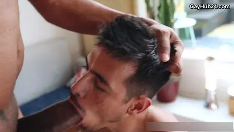 He worships that huge dick like a true champion