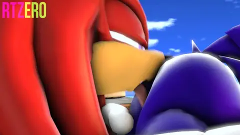 Sonic se fait monter par Knuckles bareback