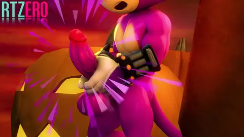 Sonic baise Knuckles et Espio sur Pumpkin Hill