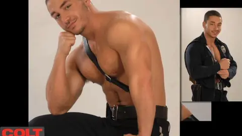 Marc Dylan & Nate Karlton in uniforme scopano