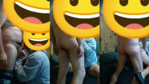 Mec casé qui suce comme une pute