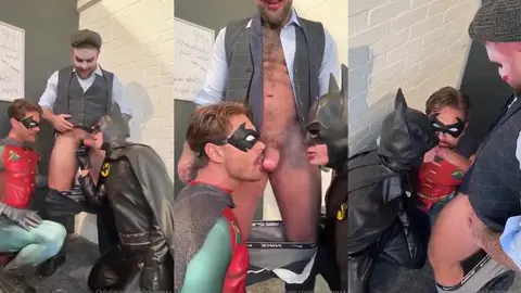 Trío de Gotham: mamadas al Joker